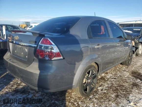 2010 Chevrolet Aveo 2LT with VIN KL1TG5DE0AB133737, listed as a Copart auction lot 41803265 with 150,570 mi miles and Salvage title. Bid and sale history available at DreamBid. Image 3.