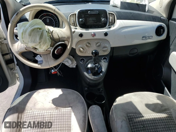 2017 FIAT 500 Pop z VIN 3C3CFFKR6HT700120, wystawiony jako Copart lot #52391825 z przebiegiem 54 197 mil mil oraz Szkoda całkowita • Salvage title. Historia ofert i sprzedaży dostępna na DreamBid. Obrazek 8.