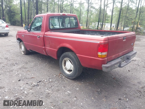 1997 Ford Ranger XLT with VIN 1FTCR10A2VUC17857, listed as a IAAI auction lot 41986717 with 184,491 mi miles. Bid and sale history available at carsss.com. Image 3.