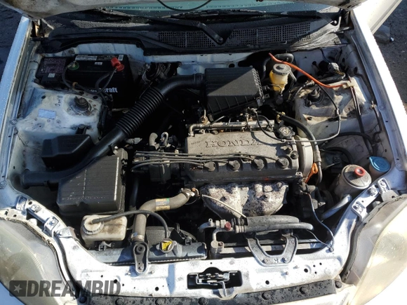 2000 Honda Civic DX z VIN 2HGEJ644XYH112297, wystawiony jako Copart lot #45960935 z przebiegiem 91 235 mil mil oraz Czysty tytuł • Clean title. Historia ofert i sprzedaży dostępna na DreamBid. Obrazek 11.