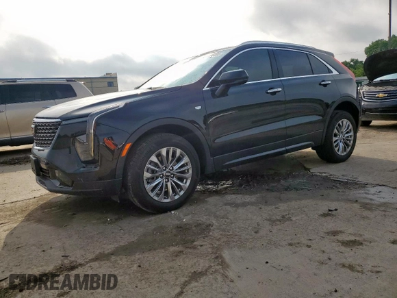 2024 Cadillac XT4 FWD Premium Luxury with VIN 1GYFZCR49RF248341, listed as a Copart auction lot 58586035 with 12,490 mi miles and Salvage title. Bid and sale history available at DreamBid. Image 1.
