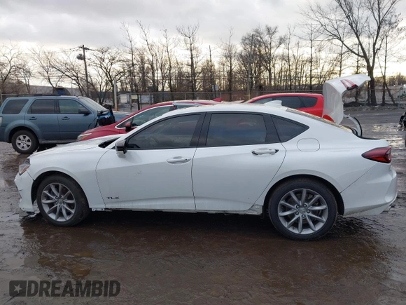 2021 Acura TLX w/A-Spec Package with VIN 19UUB5F53MA012897, listed as a IAAI auction lot 41571283 with 1 mi miles. Bid and sale history available at carsss.com. Image 13.