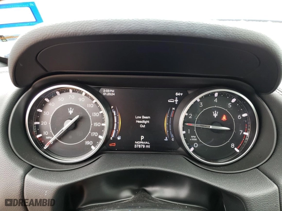2021 Maserati Levante S with VIN ZN661YUA1MX363105, listed as a Copart auction lot 39611944 with 37,879 mi miles. Bid and sale history available at carsss.com. Image 9.