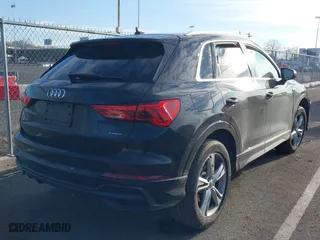 2020 Audi Q3 S line Premium Plus with VIN WA1EECF30L1105527, listed as a IAAI auction lot 41336600 with 48,457 mi miles. Bid and sale history available at carsss.com. Image 4.