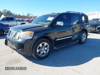 2011 Nissan Armada SV with VIN 5N1BA0ND7BN606270, listed as a IAAI auction lot 41599862 with 110,399 mi miles and . Bid and sale history available at DreamBid. Image 17.