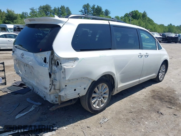 2015 Toyota Sienna Limited with VIN 5TDDK3DC2FS108045, listed as a IAAI auction lot 42398925 with 97,255 mi miles and . Bid and sale history available at DreamBid. Image 4.