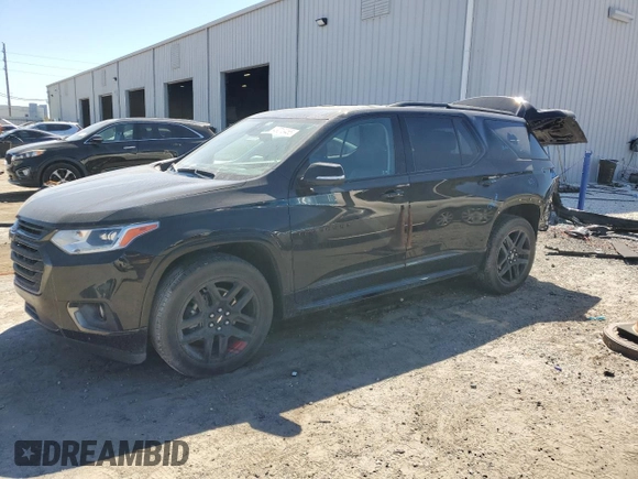 2021 Chevrolet Traverse Premier with VIN 1GNERKKW9MJ244052, listed as a Copart auction lot 49013455 with 35,957 mi miles and Non Repairable. Bid and sale history available at carsss.com. Image 1.