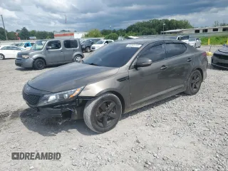 2015 Kia Optima LX with VIN 5XXGM4A7XFG393454, listed as a Copart auction lot 60368195 with 170,337 mi miles and Salvage title. Bid and sale history available at DreamBid. Image 1.