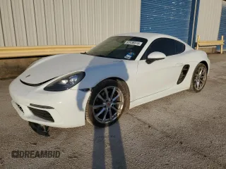 2018 Porsche 718 Cayman z VIN WP0AA2A85JK262216, wystawiony jako Copart lot #82436914 z przebiegiem 109 574 mil mil oraz Szkoda całkowita • Salvage title. Historia ofert i sprzedaży dostępna na DreamBid. Obrazek 1.