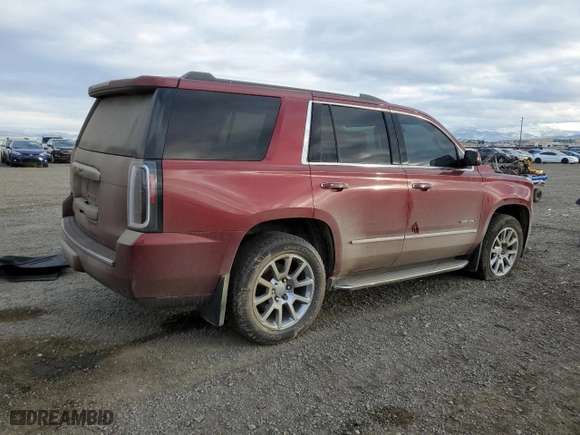 2017 GMC Yukon Denali with VIN 1GKS2CKJ0HR220115, listed as a Copart auction lot 86394684 with 0 mi miles and Salvage Title. Bid and sale history available at carsss.com. Image 3.