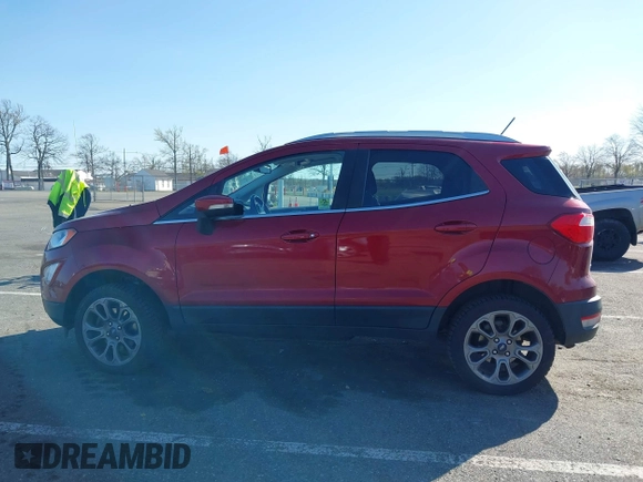 2019 Ford EcoSport Titanium z VIN MAJ6S3KL0KC260421, wystawiony jako IAAI lot #42041011 z przebiegiem 94 839 mil mil oraz . Historia ofert i sprzedaży dostępna na DreamBid. Obrazek 14.