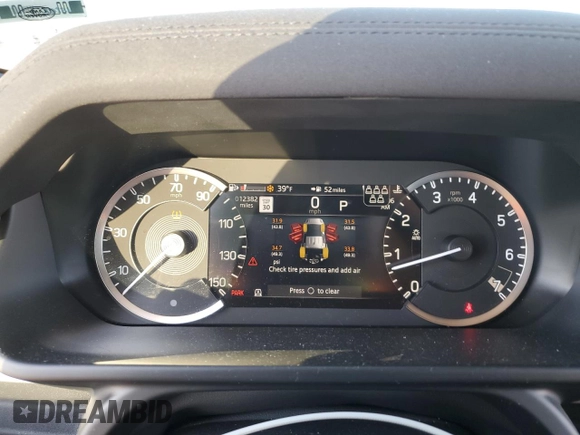 2023 Land Rover Defender X-Dynamic SE with VIN SALE2EEU1P2129252, listed as a Copart auction lot 45420325 with 12,382 mi miles and Salvage Title. Bid and sale history available at DreamBid. Image 9.