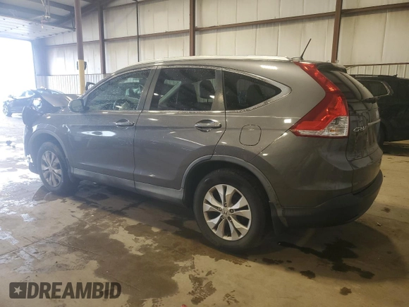 2013 Honda CR-V EX-L z VIN 2HKRM4H79DH690876, wystawiony jako Copart lot #56840505 z przebiegiem 107 733 mil mil oraz Szkody całkowita. Historia ofert i sprzedaży dostępna na DreamBid. Obrazek 2.