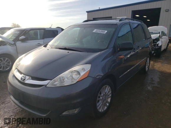 2009 Toyota Sienna XLE with VIN 5TDBK22C69S026392, listed as a Copart auction lot 48353085 with 181,630 mi miles and Salvage Title. Bid and sale history available at carsss.com. Image 1.