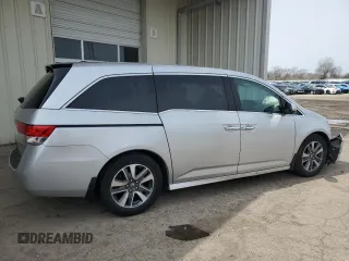 2014 Honda Odyssey Touring with VIN 5FNRL5H92EB109809, listed as a Copart auction lot 51438645 with 155,872 mi miles and Salvage Title. Bid and sale history available at DreamBid. Image 3.