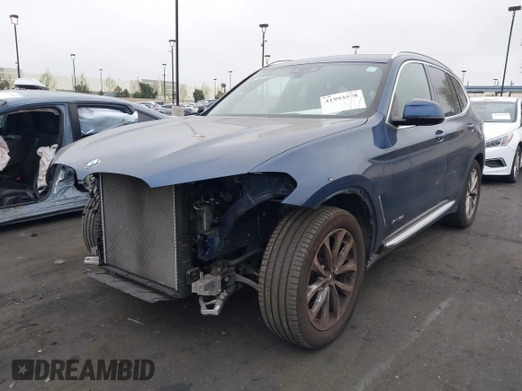 2018 BMW X3 xDrive30i with VIN 5UXTR9C51JLC76364, listed as a IAAI auction lot 41993578 with 54,715 mi miles and . Bid and sale history available at DreamBid. Image 18.