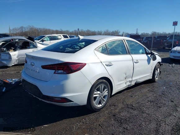 2020 Hyundai Elantra SEL with VIN 5NPD84LF3LH598593, listed as a IAAI auction lot 41590280 with 79,506 mi miles. Bid and sale history available at carsss.com. Image 4.