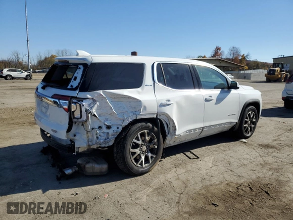 2020 GMC Acadia SLE z VIN 1GKKNKLA2LZ139593, wystawiony jako Copart lot #76353144 z przebiegiem 49 181 mil mil oraz Nie do naprawy • Non repairable. Historia ofert i sprzedaży dostępna na DreamBid. Obrazek 3.