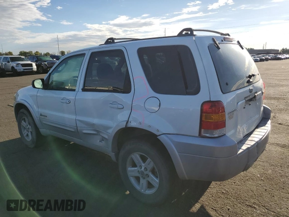 2006 Ford Escape Hybrid with VIN 1FMYU96H16KC06753, listed as a Copart auction lot 66938664 with 157,518 mi miles and Salvage Title. Bid and sale history available at carsss.com. Image 2.