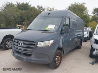 2019 Mercedes-Benz Sprinter Cargo Van with VIN WD4PF1CD9KP127024, listed as a IAAI auction lot 40745606 with 127,630 mi miles. Bid and sale history available at carsss.com. Image 17.