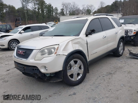 2008 GMC Acadia SLT2 with VIN 1GKER33738J151267, listed as a IAAI auction lot 41380788 with 205,806 mi miles. Bid and sale history available at carsss.com. Image 17.
