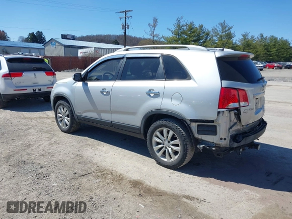 2011 Kia Sorento EX with VIN 5XYKUDA28BG104771, listed as a IAAI auction lot 41875456 with 137,340 mi miles. Bid and sale history available at carsss.com. Image 3.