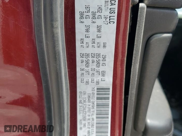 2018 Jeep Grand Cherokee High Altitude z VIN 1C4RJFCG4JC212030, wystawiony jako Copart lot #57978055 z przebiegiem Nie podano mil oraz Szkoda całkowita • Salvage title. Historia ofert i sprzedaży dostępna na DreamBid. Obrazek 14.