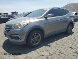 2017 Hyundai Santa Fe 2.4L z VIN 5XYZT3LB4HG395741, wystawiony jako Copart lot #60358585 z przebiegiem 107 284 mil mil oraz Czysty tytuł • Clean title. Historia ofert i sprzedaży dostępna na DreamBid. Obrazek 1.