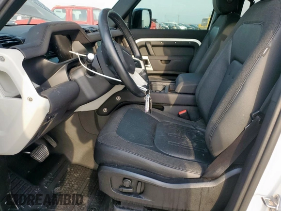 2020 Land Rover Defender SE with VIN SALEP7EU1L2028039, listed as a Copart auction lot 56897065 with 26,989 mi miles and Salvage title. Bid and sale history available at DreamBid. Image 7.