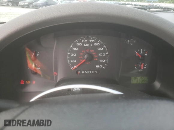 2006 Ford F-150 XL with VIN 1FTRF12W26NA76716, listed as a Copart auction lot 60450765 with 96,369 mi miles and Salvage title. Bid and sale history available at DreamBid. Image 9.