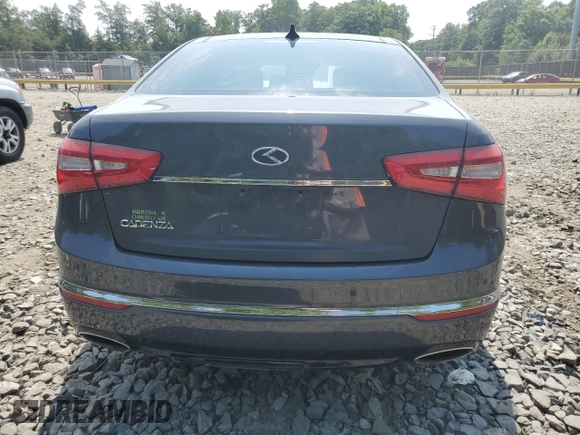 2016 Kia Cadenza Premium with VIN KNALN4D79G5199170, listed as a Copart auction lot 63915284 with 136,517 mi miles and Salvage Title. Bid and sale history available at carsss.com. Image 6.