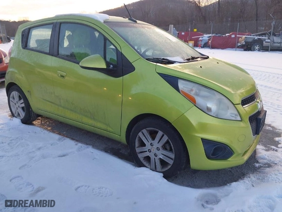 2013 Chevrolet Spark LS with VIN KL8CB6S90DC502008, listed as a IAAI auction lot 41237527 with 148,870 mi miles. Bid and sale history available at carsss.com. Image 1.