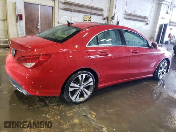 2017 Mercedes-Benz CLA 250 with VIN WDDSJ4GB3HN499241, listed as a Copart auction lot 81893403 with 38,647 mi miles and . Bid and sale history available at DreamBid. Image 3.