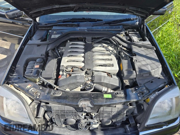 1998 Mercedes-Benz CL with VIN WDBGA76G5WA397263, listed as a Copart auction lot 47796615 with 110,419 mi miles and Clean Title. Bid and sale history available at DreamBid. Image 7.