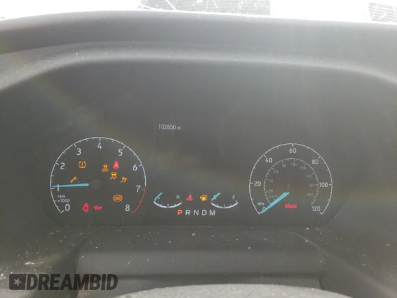 2020 Ford Transit Cargo z VIN 1FTBR1Y82LKA99539, wystawiony jako Copart lot #58968435 z przebiegiem 102 650 mil mil oraz Szkoda całkowita • Salvage title. Historia ofert i sprzedaży dostępna na DreamBid. Obrazek 9.