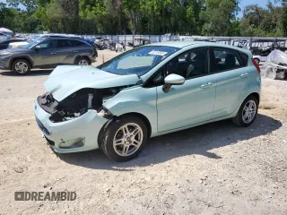 2017 Ford Fiesta SE with VIN 3FADP4EJ0HM126301, listed as a Copart auction lot 52218865 with 80,598 mi miles and Salvage Title. Bid and sale history available at carsss.com. Image 1.