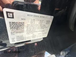 2018 Chevrolet Suburban LS with VIN 1GNSCGKC7JR316242, listed as a Copart auction lot 55782715 with 239,977 mi miles and Clean Title. Bid and sale history available at carsss.com. Image 10.
