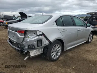 2025 Toyota Corolla LE with VIN 5YFB4MDE2SP266977, listed as a Copart auction lot 51248035 with 507 mi miles and Salvage Title. Bid and sale history available at carsss.com. Image 3.