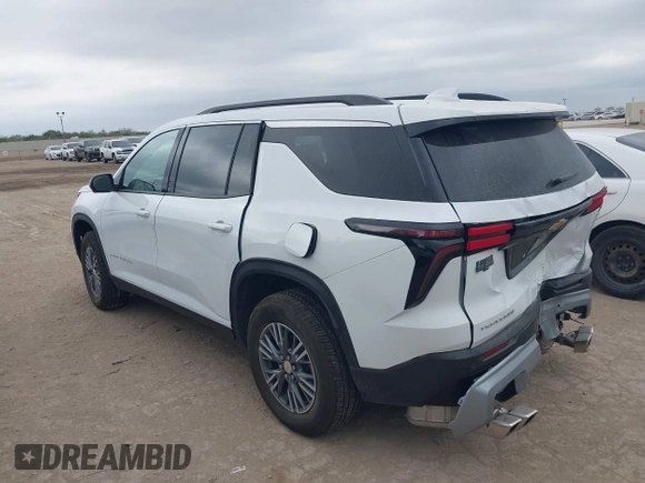 2024 Chevrolet Traverse FWD LT with VIN 1GNERGKS4RJ200591, listed as a IAAI auction lot 40743893 with 1,324 mi miles and . Bid and sale history available at DreamBid. Image 3.