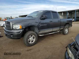 2004 Dodge Ram 2500 SLT with VIN 3D7KU28D74G106727, listed as a Copart auction lot 49052235 with 247,909 mi miles and Salvage Title. Bid and sale history available at carsss.com. Image 1.