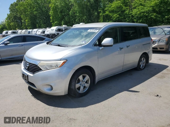 2011 Nissan Quest SL with VIN JN8AE2KP0B9010025, listed as a Copart auction lot 56332935 with 144,538 mi miles and Clean title. Bid and sale history available at DreamBid. Image 1.