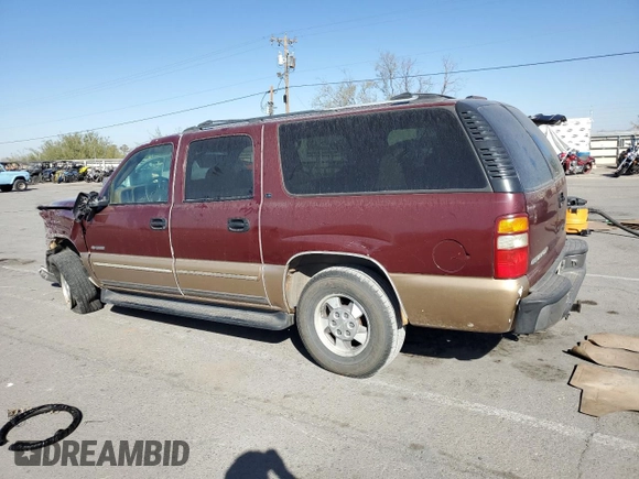 2000 Chevrolet Suburban LS with VIN 3GNEC16T2YG160819, listed as a Copart auction lot 77664344 with 200,816 mi miles and Salvage title. Bid and sale history available at DreamBid. Image 2.