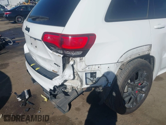 2017 Jeep Grand Cherokee SRT with VIN 1C4RJFDJ6HC754640, listed as a IAAI auction lot 40944008 with 93,412 mi miles. Bid and sale history available at carsss.com. Image 6.