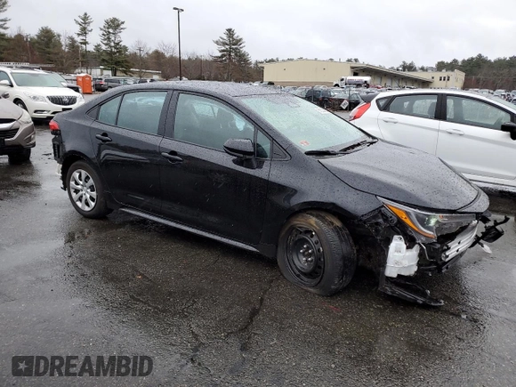 2024 Toyota Corolla LE with VIN 5YFB4MDE7RP080054, listed as a Copart auction lot 50200985 with 27,613 mi miles and Salvage Title. Bid and sale history available at carsss.com. Image 4.
