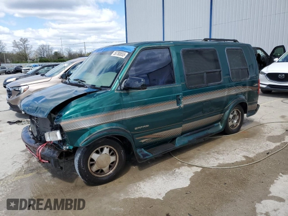 1998 GMC Safari z VIN 1GDDM19WXWB540497, wystawiony jako Copart lot #50780655 z przebiegiem 115 575 mil mil oraz Nie do naprawy. Historia ofert i sprzedaży dostępna na DreamBid. Obrazek 1.