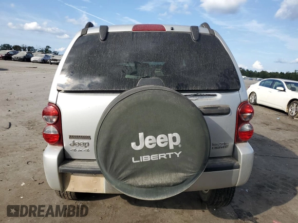 2007 Jeep Liberty Limited with VIN 1J4GL58KX7W526288, listed as a Copart auction lot 71364364 with 52,341 mi miles and Salvage Title. Bid and sale history available at DreamBid. Image 6.