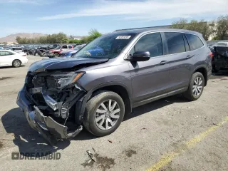 2019 Honda Pilot EX-L z VIN 5FNYF5H59KB034909, wystawiony jako Copart lot #53356095 z przebiegiem 68 331 mil mil oraz Szkoda całkowita • Salvage title. Historia ofert i sprzedaży dostępna na DreamBid. Obrazek 1.