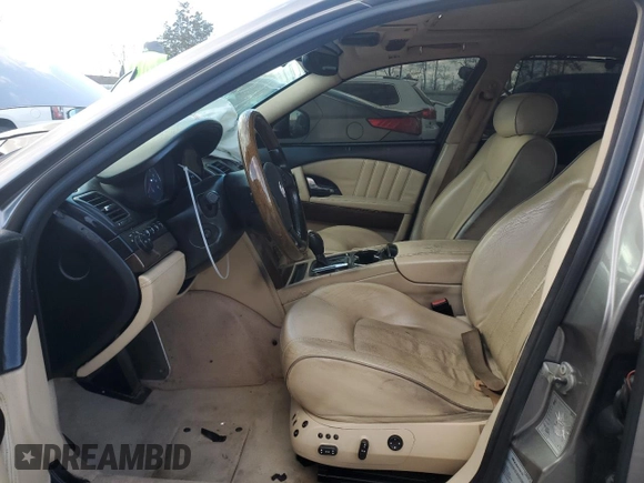 2009 Maserati Quattroporte z VIN ZAMFK39A690044644, wystawiony jako Copart lot #41343985 z przebiegiem 106 624 mil mil oraz Szkoda całkowita • Salvage title. Historia ofert i sprzedaży dostępna na DreamBid. Obrazek 7.
