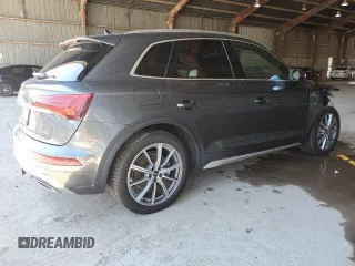 2023 Audi Q5 S line Premium Plus with VIN WA1E2AFY1P2056508, listed as a Copart auction lot 64945523 with 5,277 mi miles and . Bid and sale history available at DreamBid. Image 3.