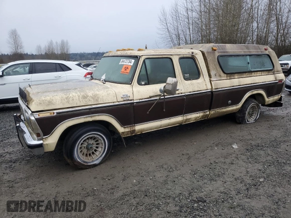 1979 Ford F-150 with VIN X15JKFA9697, listed as a Copart auction lot 84472734 with 152,224 mi miles and Clean title. Bid and sale history available at DreamBid. Image 1.